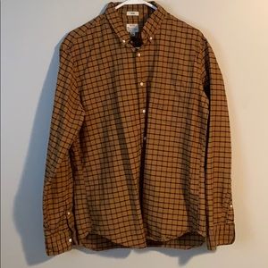 J. Crew cotton oxford button down shirt plaid